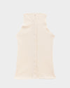 BASERANGE France organic cotton V-neck vest camisole BAS-TOTVS-RC-SU25-UNDYED